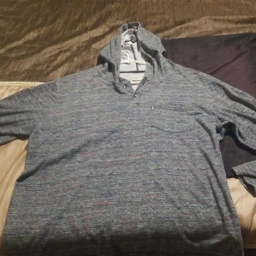 Light gray Walker Refinery Throw Hoodie